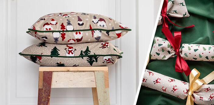 Classic Christmas fabrics